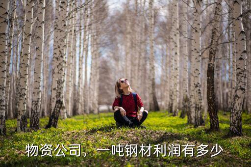 物資公司，一噸鋼材利潤有多少
