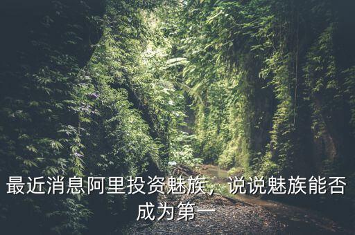 最近消息阿里投資魅族，說說魅族能否成為第一
