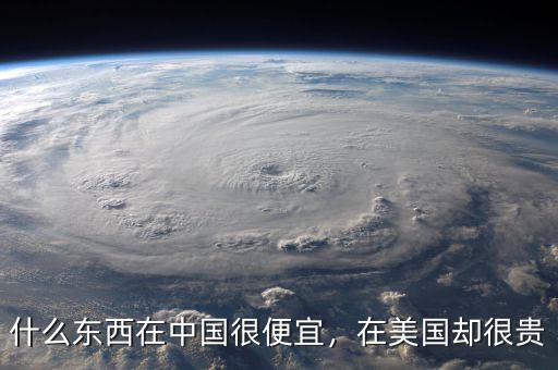 什么東西在中國很便宜，在美國卻很貴