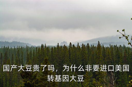 國產(chǎn)大豆貴了嗎，為什么非要進(jìn)口美國轉(zhuǎn)基因大豆