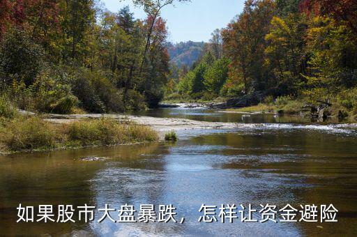 如果股市大盤暴跌，怎樣讓資金避險(xiǎn)