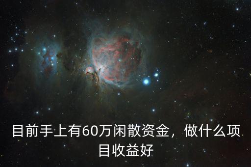 目前手上有60萬(wàn)閑散資金，做什么項(xiàng)目收益好