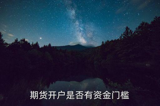 徽商期貨期權開戶有什么條件,開戶需要什么條件