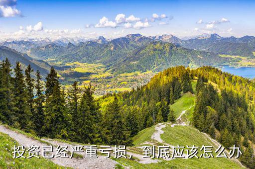 投資已經(jīng)嚴重虧損，到底應該怎么辦