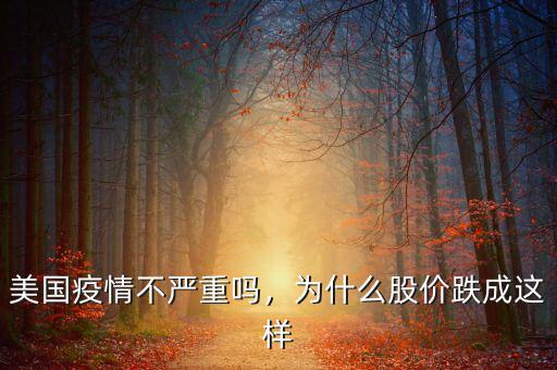 美國(guó)疫情不嚴(yán)重嗎，為什么股價(jià)跌成這樣
