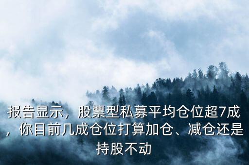幾成倉位是什么意思,你的股票倉位是幾成
