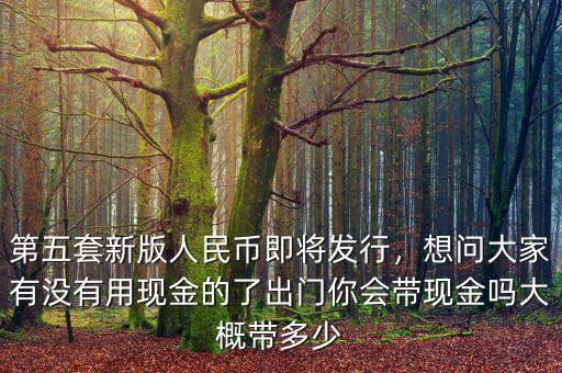 第五套新版人民幣即將發(fā)行，想問大家有沒有用現(xiàn)金的了出門你會(huì)帶現(xiàn)金嗎大概帶多少