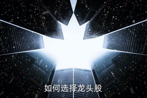 如何選擇龍頭股