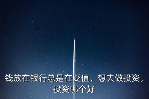 錢放在銀行總是在貶值，想去做投資，投資哪個好