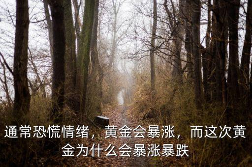 通?？只徘榫w，黃金會(huì)暴漲，而這次黃金為什么會(huì)暴漲暴跌