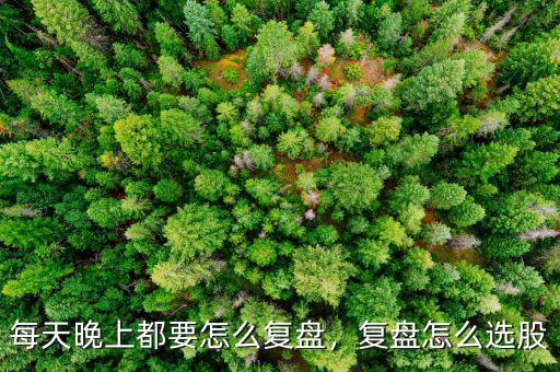 每天晚上都要怎么復(fù)盤，復(fù)盤怎么選股