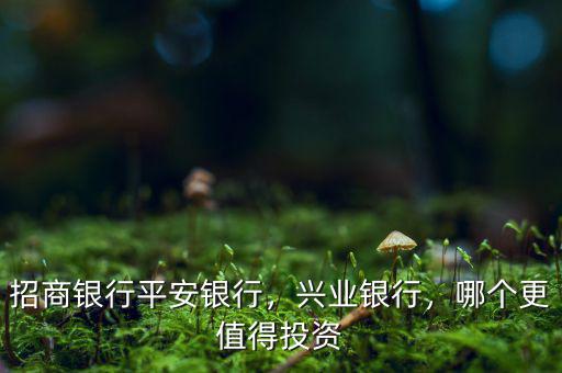 為什么看好興業(yè)銀行,招商銀行。平安銀行