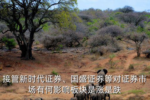 接管新時代證券、國盛證券等對證券市場有何影響板塊是漲是跌
