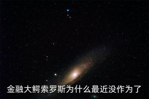 索羅斯為什么沒被抓,為什么當時不抓他