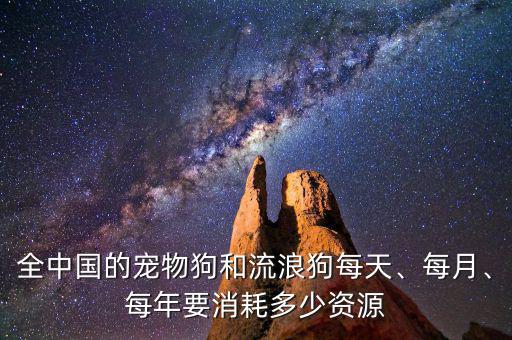 全中國(guó)的寵物狗和流浪狗每天、每月、每年要消耗多少資源