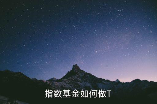 指數(shù)基金如何做T