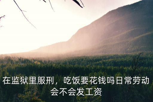 在監(jiān)獄里服刑，吃飯要花錢嗎日常勞動(dòng)會(huì)不會(huì)發(fā)工資