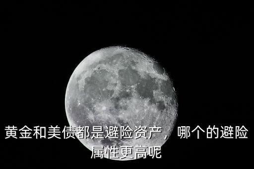 黃金和美債都是避險資產，哪個的避險屬性更高呢