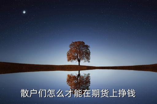 散戶們?cè)趺床拍茉谄谪浬蠏赍X(qián)