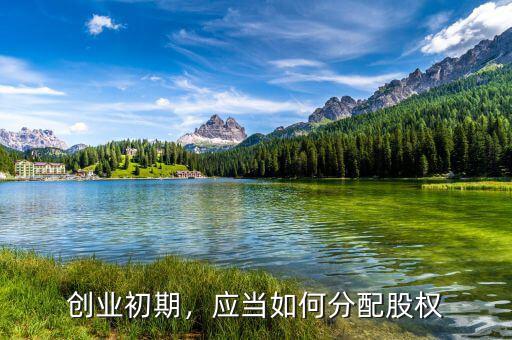 創(chuàng)業(yè)初期，應(yīng)當(dāng)如何分配股權(quán)