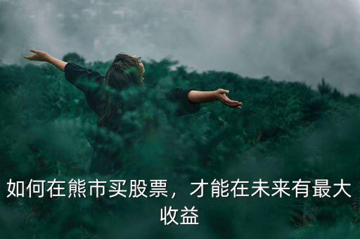 如何在熊市買股票，才能在未來有最大收益