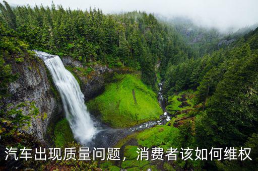 汽車出現(xiàn)質(zhì)量問(wèn)題，消費(fèi)者該如何維權(quán)