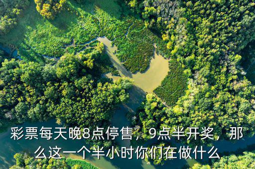 彩票每天晚8點(diǎn)停售，9點(diǎn)半開獎(jiǎng)，那么這一個(gè)半小時(shí)你們?cè)谧鍪裁? class=