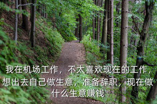 我在機(jī)場(chǎng)工作，不太喜歡現(xiàn)在的工作，想出去自己做生意，準(zhǔn)備辭職，現(xiàn)在做什么生意賺錢