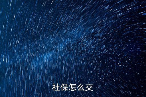 社會保障金怎么交,農(nóng)民怎樣交社保