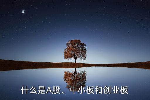 什么是A股、中小板和創(chuàng)業(yè)板