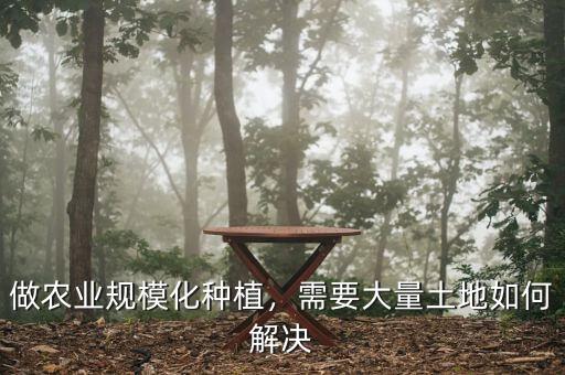 什么是土地規(guī)?；?jīng)營,規(guī)?；?jīng)營有哪些好處