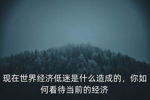 現(xiàn)在世界經(jīng)濟(jì)低迷是什么造成的，你如何看待當(dāng)前的經(jīng)濟(jì)