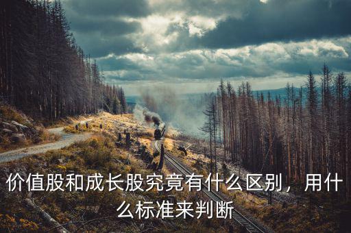 價值股和成長股究竟有什么區(qū)別，用什么標準來判斷