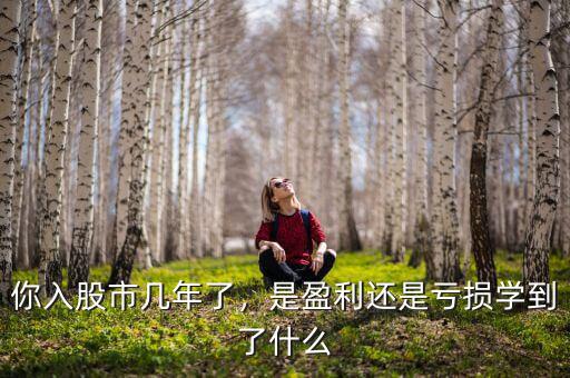 你入股市幾年了，是盈利還是虧損學(xué)到了什么