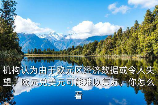 機(jī)構(gòu)認(rèn)為由于歐元區(qū)經(jīng)濟(jì)數(shù)據(jù)或令人失望，歐元兌美元可能難以復(fù)蘇，你怎么看