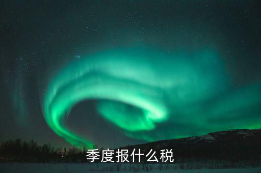 企業(yè)季度申報(bào)報(bào)什么，一般納稅人商業(yè)企業(yè)查賬征收月度季度分別要申報(bào)哪些稅種