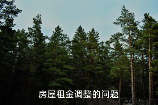 什么是房租調(diào)整改革，房屋租金調(diào)整的問題