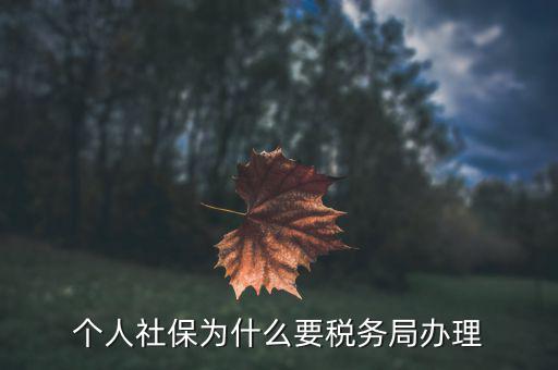 社會保險繳納和稅務局什么關(guān)系，社保為什么要稅務部門征收