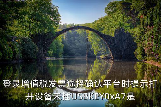 登錄增值稅發(fā)票選擇確認平臺時提示打開設(shè)備未插USBKEY0xA7是