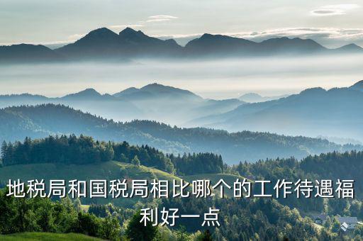 地稅局有什么福利，地稅局和國稅局相比哪個的工作待遇福利好一點