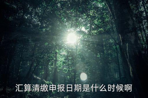 江西省匯算清繳什么時候開始，所得稅匯算清繳的時間一般是在什么時候呢是每年都必須要做嗎