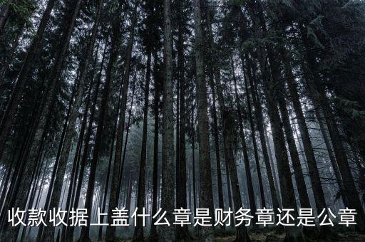 收據(jù)需要蓋什么章，開收據(jù)必須蓋章嗎蓋什么章需要交稅嗎