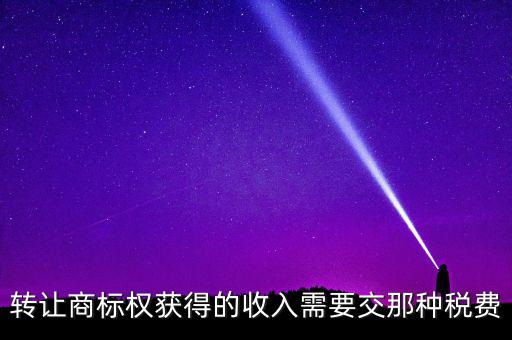 轉(zhuǎn)讓商譽交什么稅，轉(zhuǎn)讓商標權(quán)應(yīng)交甚么稅