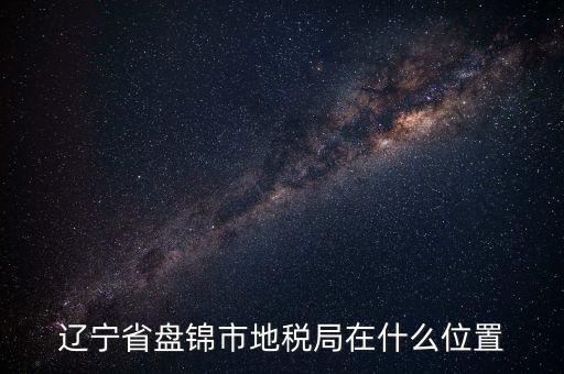 遼寧省盤錦市地稅局在什么位置