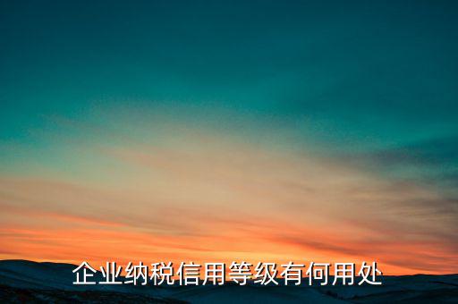 稅務(wù)信用評(píng)級(jí)什么用，納稅信用等級(jí)評(píng)定為n級(jí) 是什么意思