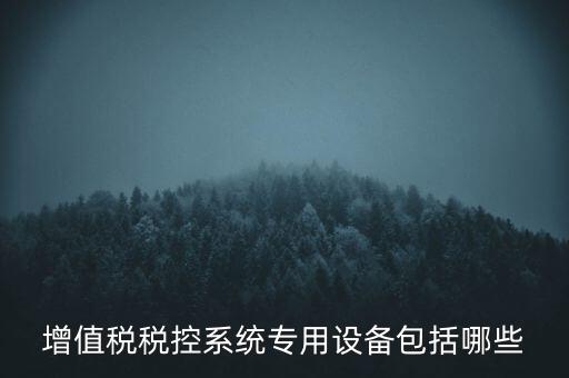 稅控系統(tǒng)專用設(shè)備是什么，增值稅防偽稅控系統(tǒng)使用的設(shè)備哪些可以抵扣