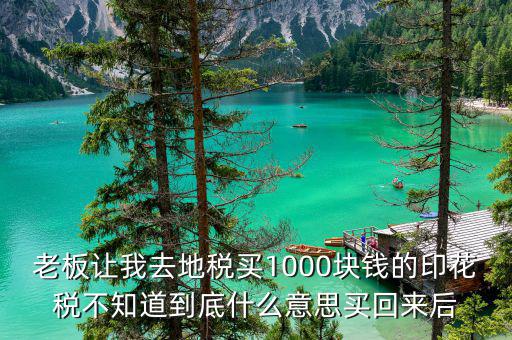 地稅印花稅什么意思，印花稅是什么意思