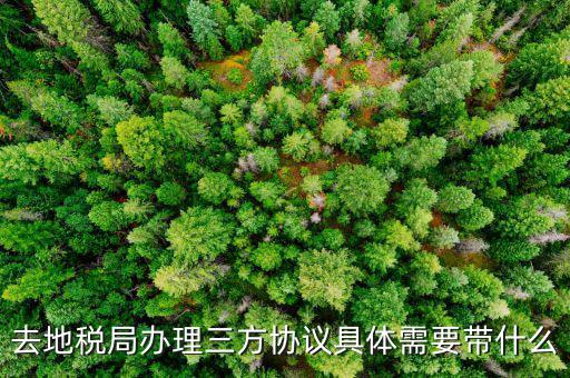 地稅辦理三方協(xié)議需要什么資料，去地稅局辦理三方協(xié)議具體需要帶什么