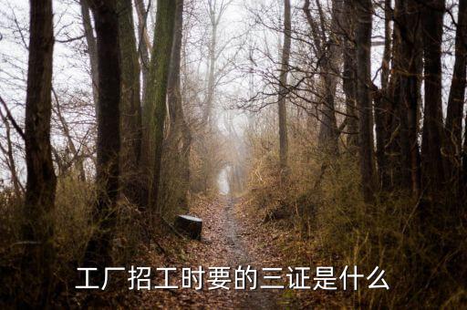個人三證是什么意思，三證都是什么證