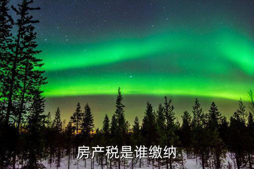 房產(chǎn)稅是什么 由誰繳納，房產(chǎn)稅是誰繳納